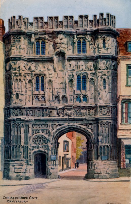 Christ Church Gate, Canterbury tekijältä Alfred Robert Quinton
