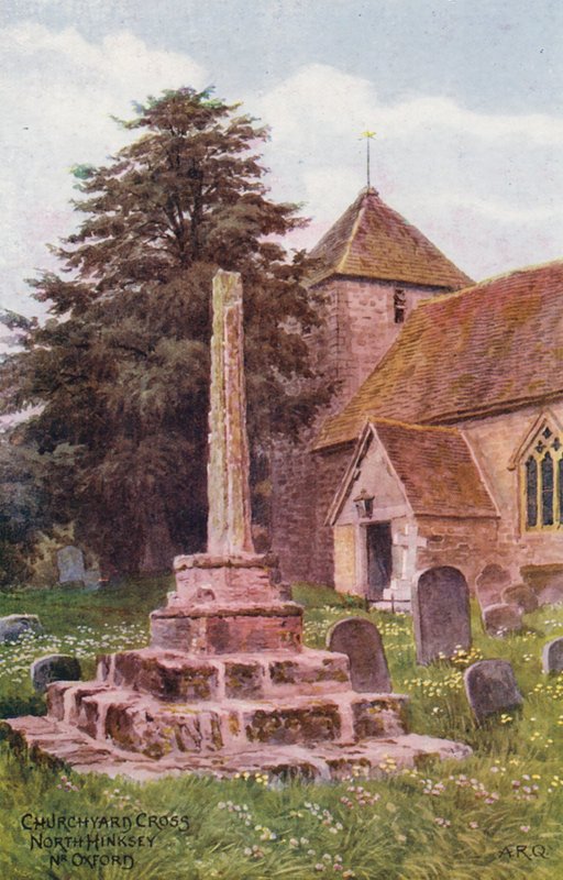 Churchyard Cross, North Hinksey (värilitro) tekijältä Alfred Robert Quinton