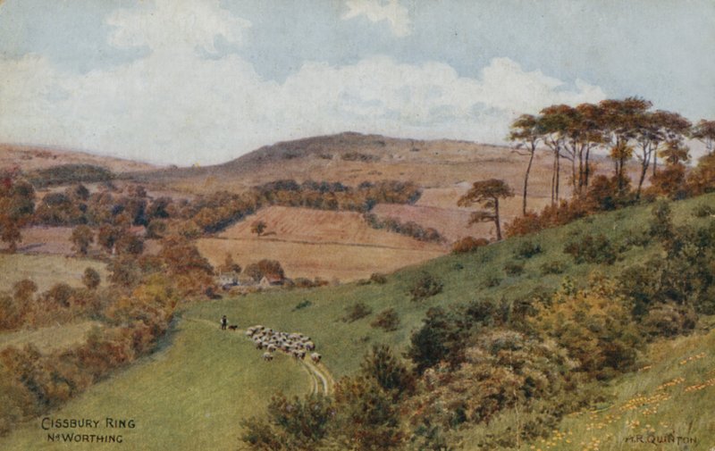 Cissbury Ring lähellä Worthingia tekijältä Alfred Robert Quinton