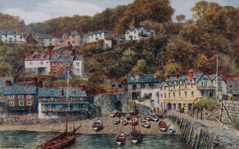 Clovelly laiturilta tekijältä Alfred Robert Quinton