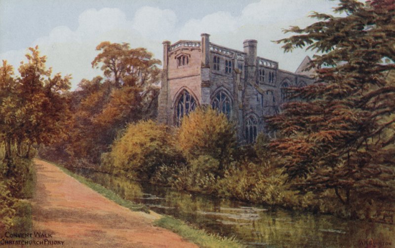 Convent Walk, Christchurch Priory tekijältä Alfred Robert Quinton