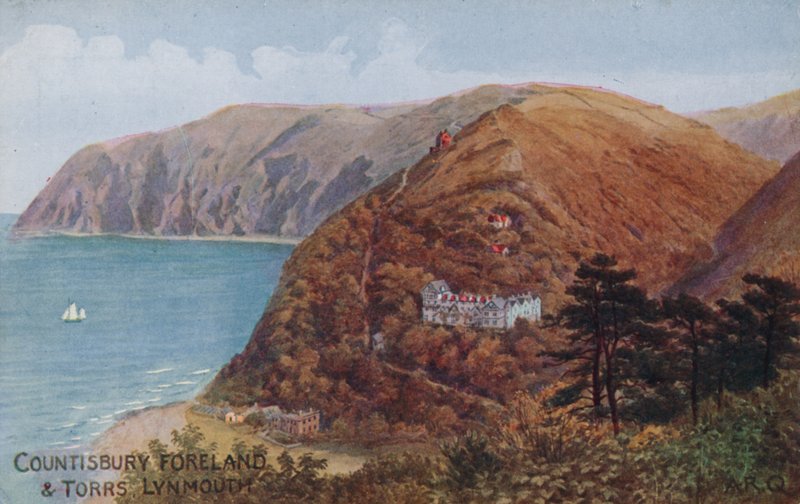 Countisbury Foreland ja Torrs, Lynmouth, Devon tekijältä Alfred Robert Quinton