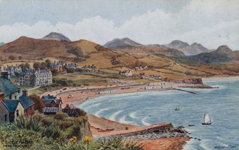 Criccieth Bay linnasta tekijältä Alfred Robert Quinton
