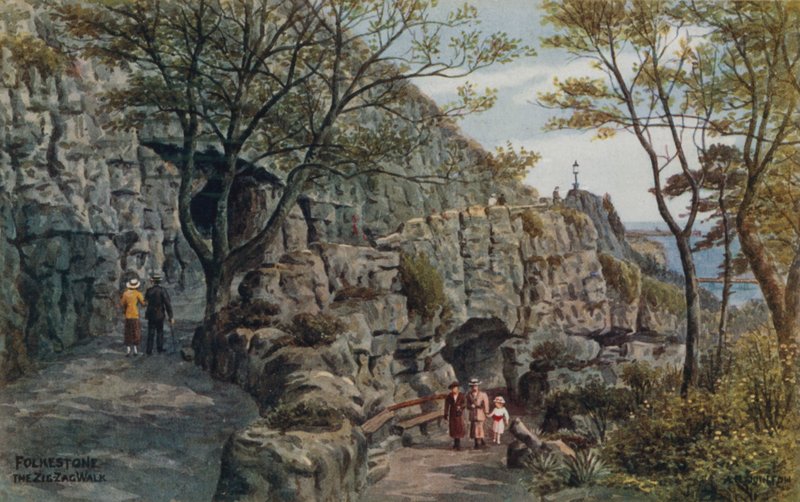 Folkestone, The Zig Zag Walk tekijältä Alfred Robert Quinton