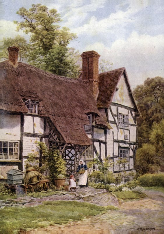 Harvington, lähellä Eveshamia, Worcester tekijältä Alfred Robert Quinton