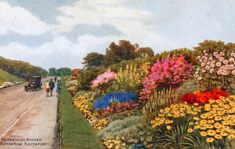 Ruohoraja, Rotten Row, Southport tekijältä Alfred Robert Quinton