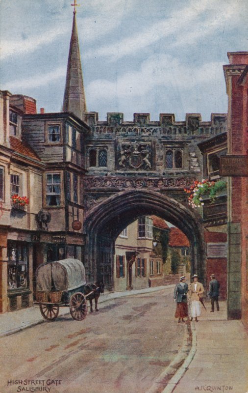High Street Gate, Salisbury tekijältä Alfred Robert Quinton