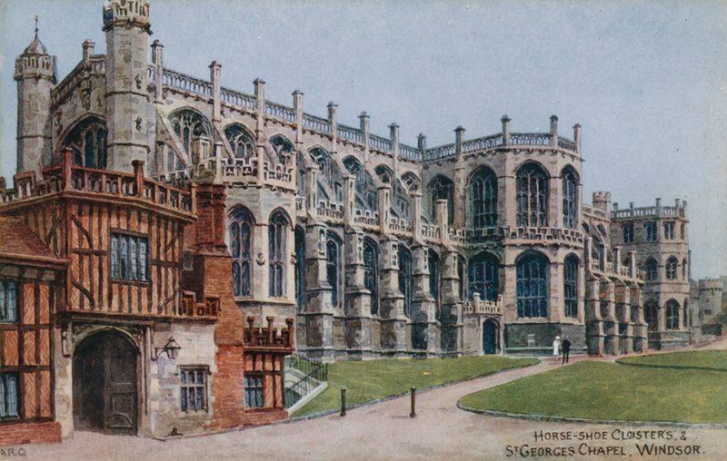 Horse-shoe Cloisters ja St Georges Chapel, Windsor tekijältä Alfred Robert Quinton