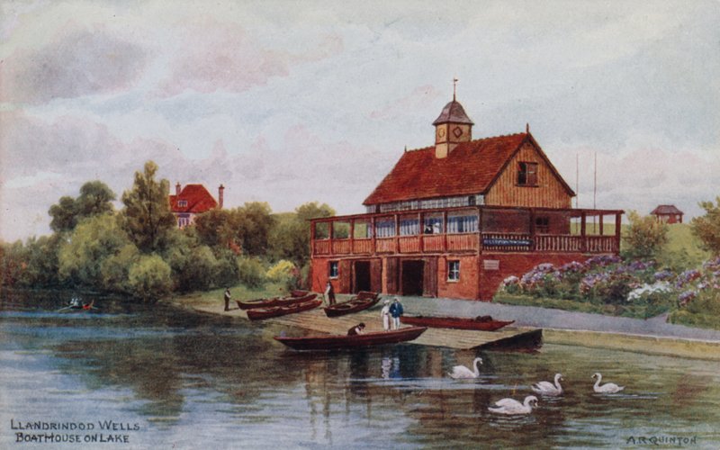 Llandrindod Wells, Boat House on Lake tekijältä Alfred Robert Quinton