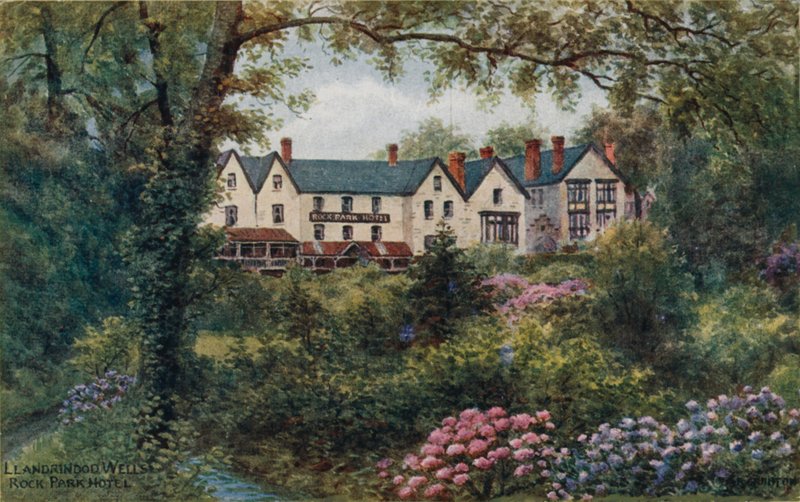 Llandrindod Wells, Rock Park Hotel tekijältä Alfred Robert Quinton