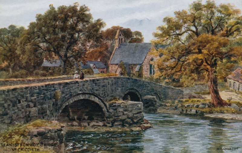 Llanystrumwdy-silta, Nr. Criccieth tekijältä Alfred Robert Quinton