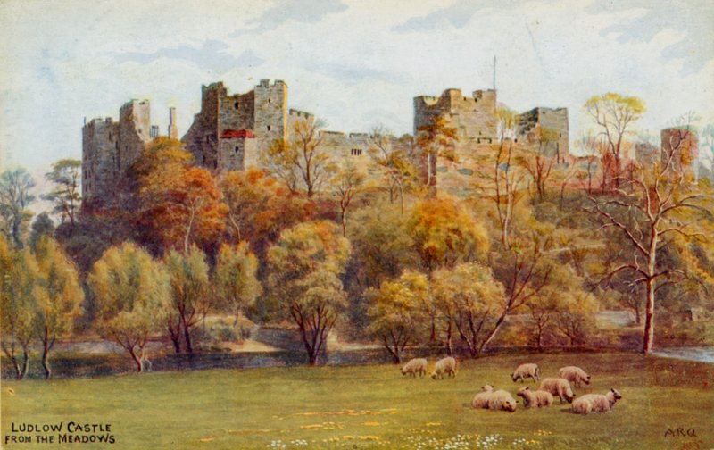 Ludlowin linna Meadowsilta tekijältä Alfred Robert Quinton