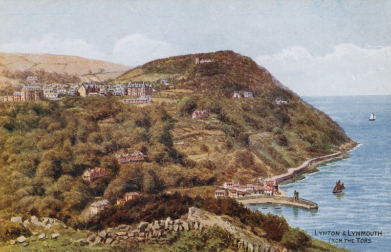 Lynton ja Lynmouth Torsista tekijältä Alfred Robert Quinton