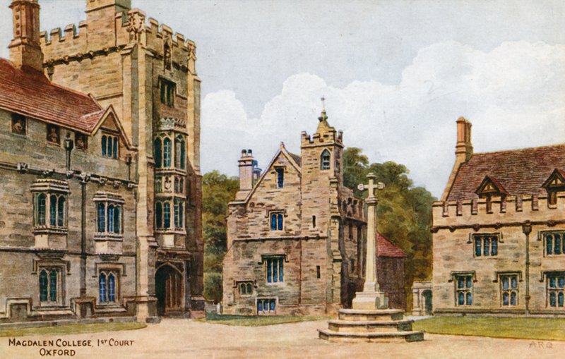 Magdalen College, 1st Court, Oxford tekijältä Alfred Robert Quinton