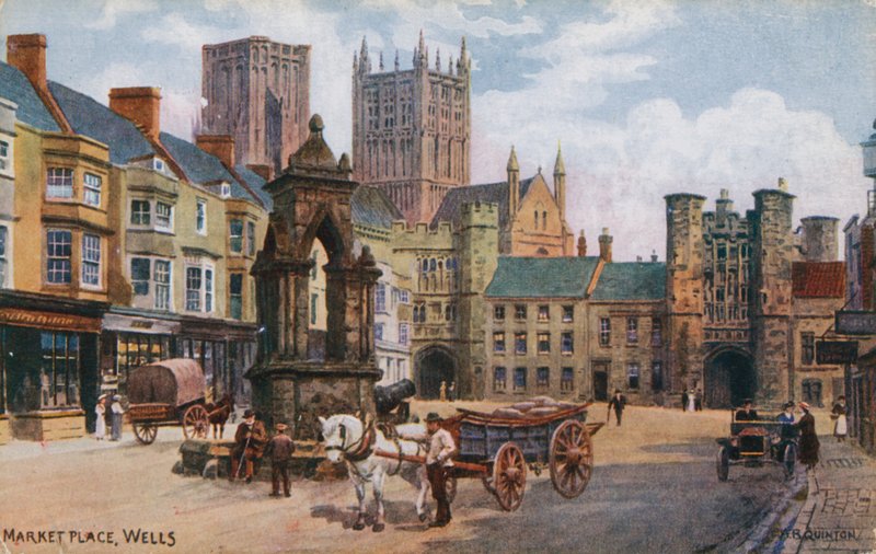 Market Place, Wells tekijältä Alfred Robert Quinton