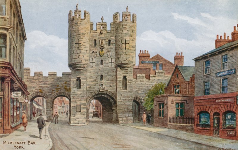 Micklegate Bar, York tekijältä Alfred Robert Quinton