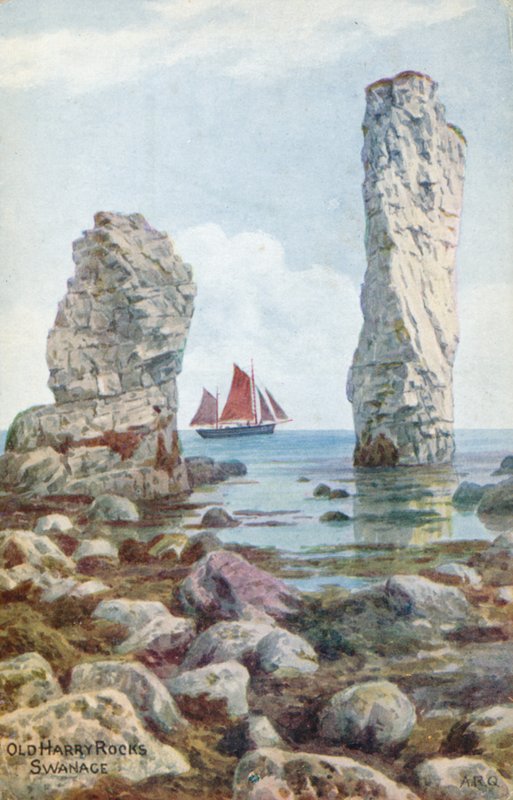Vanha Harry Rocks, Swanage tekijältä Alfred Robert Quinton