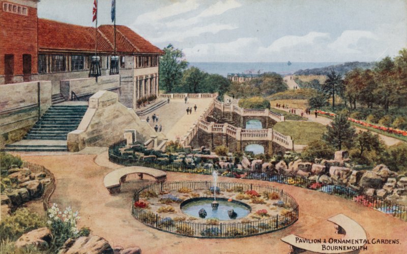 Paviljonki ja koristepuutarhat, Bournemouth tekijältä Alfred Robert Quinton