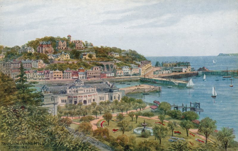 Pavilion ja Vane Hill, Torquay tekijältä Alfred Robert Quinton