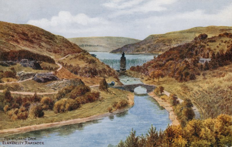 Pen-y-Garig Dam, Elan Valley, Rhayader tekijältä Alfred Robert Quinton