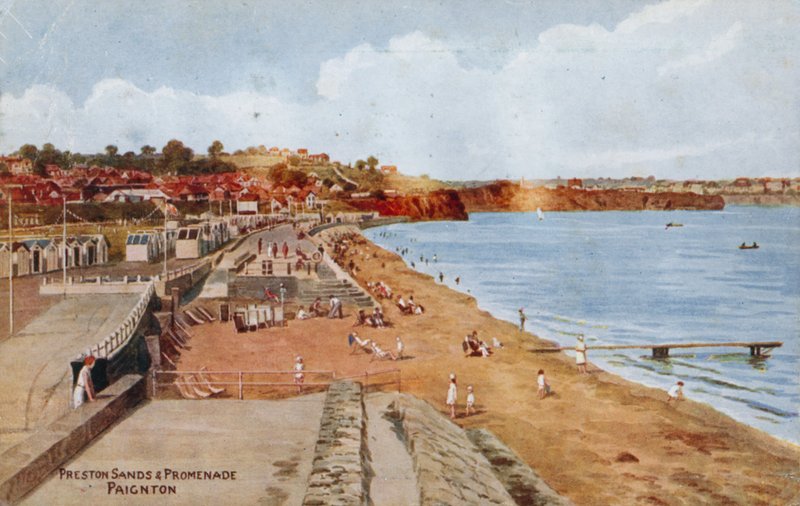 Preston Sands ja Promenade, Paignton tekijältä Alfred Robert Quinton