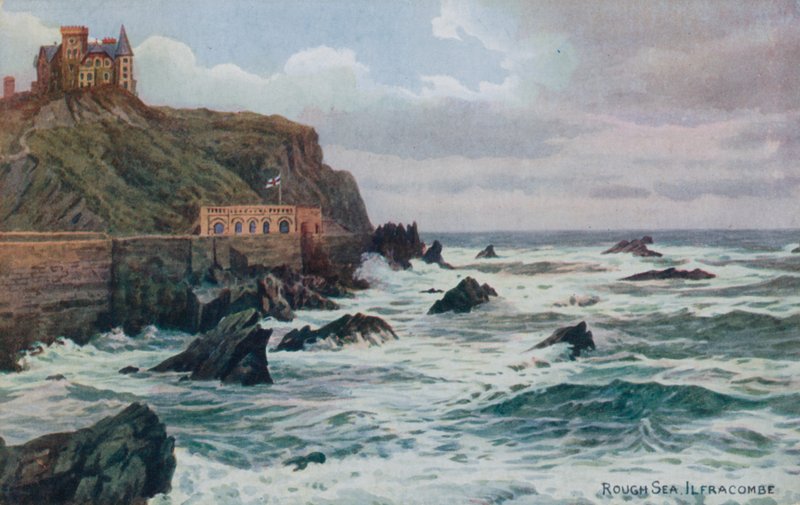 Rough Sea, Ilfracombe tekijältä Alfred Robert Quinton
