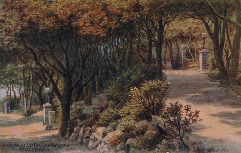 Shady Walks, Spa Pavilion Gardens, Felixstowe, Felixstowe tekijältä Alfred Robert Quinton