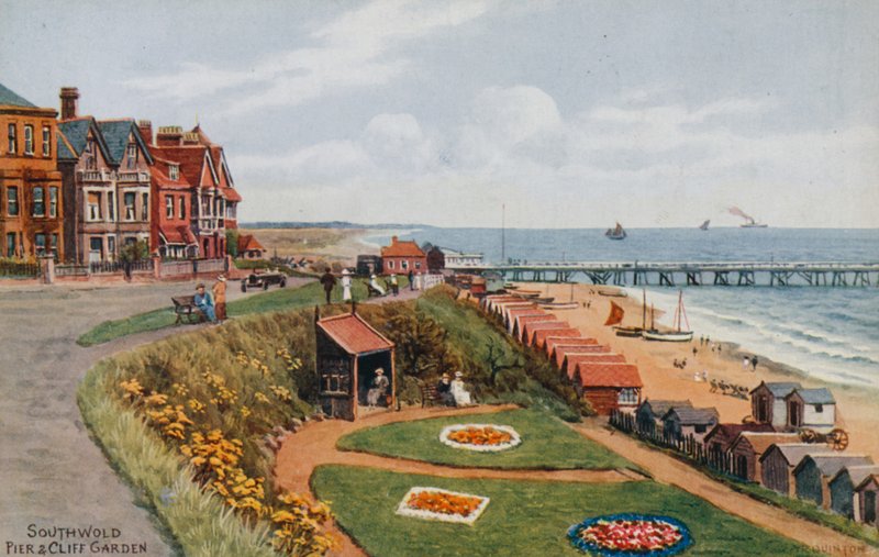 Southwold, Pier ja Cliff Garden tekijältä Alfred Robert Quinton