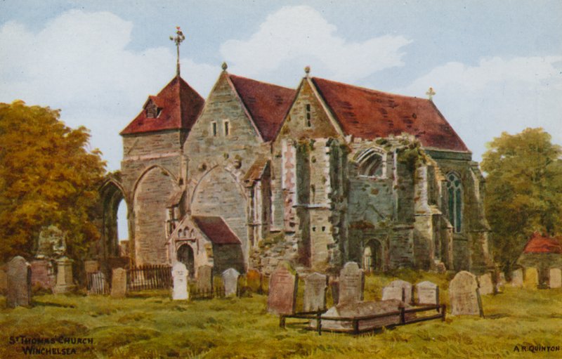 St Thomasin kirkko, Winchelsea tekijältä Alfred Robert Quinton