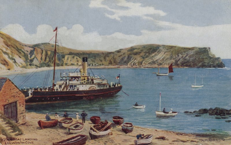 Steamboat Landing, Lulworth Cove tekijältä Alfred Robert Quinton