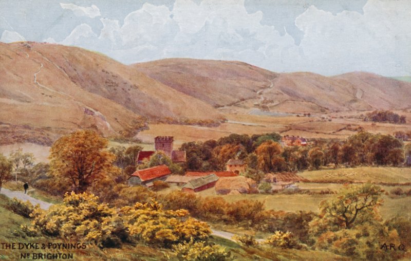 Dyke ja Poynings lähellä Brightonia tekijältä Alfred Robert Quinton