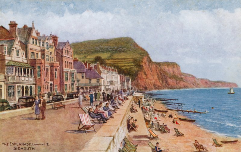The Esplanade, näkymä E, Sidmouth tekijältä Alfred Robert Quinton