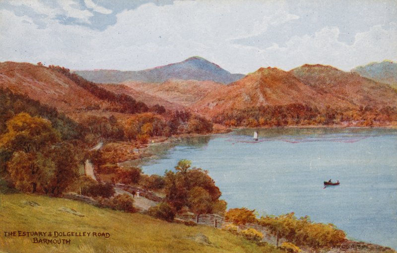 Estuary ja Dolgelley Road, Barmouth tekijältä Alfred Robert Quinton