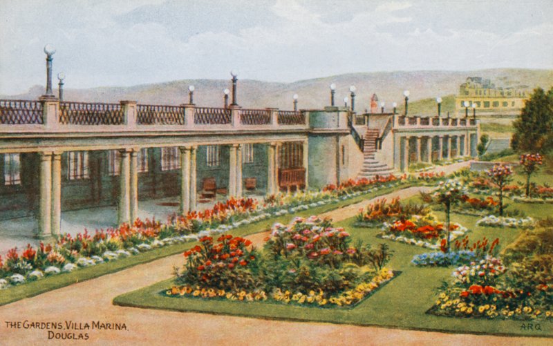 Puutarhat, Villa Marina, Douglas tekijältä Alfred Robert Quinton