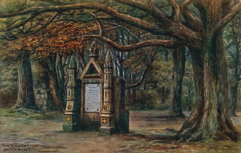 Normannien kivi, Battle Abbey tekijältä Alfred Robert Quinton