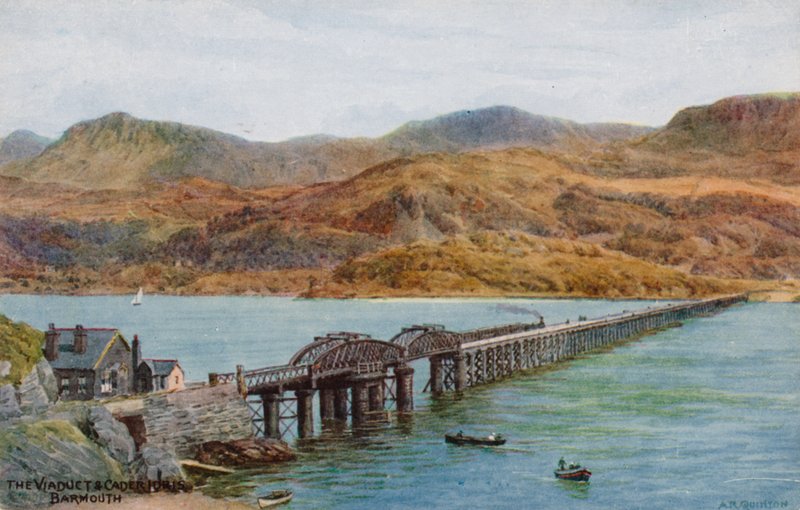 Viadukti ja Cader Idris, Barmouth tekijältä Alfred Robert Quinton