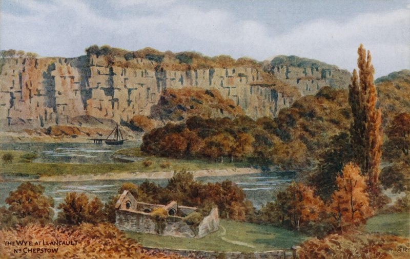Wye Llancaultissa, Nr. Chepstow tekijältä Alfred Robert Quinton