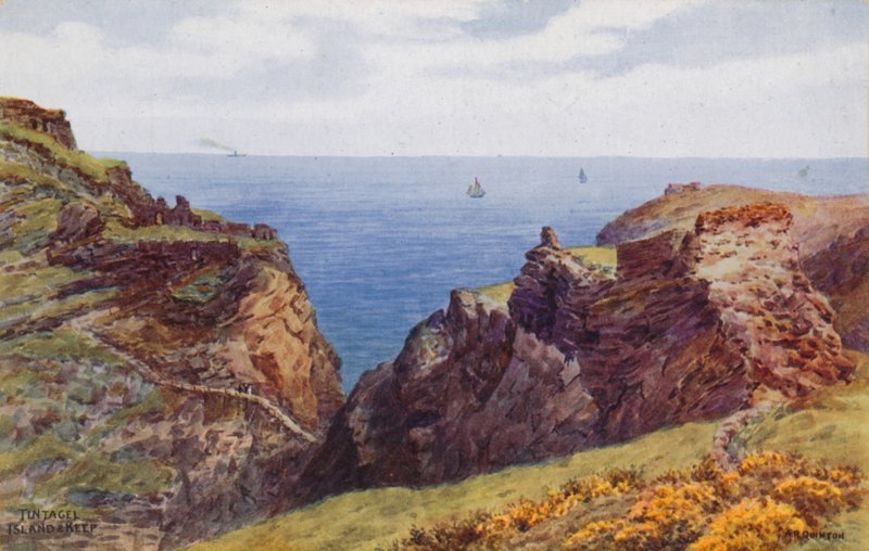 Tintagel, Island ja Keep tekijältä Alfred Robert Quinton