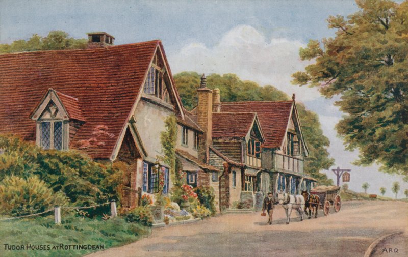Tudor Houses Rottingdeanissa tekijältä Alfred Robert Quinton