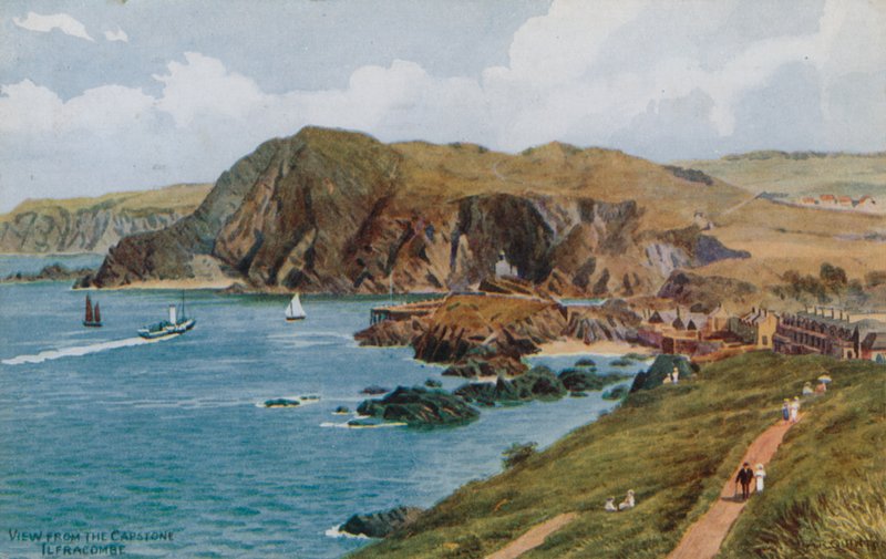 Näkymä Capstonesta, Ilfracombe tekijältä Alfred Robert Quinton