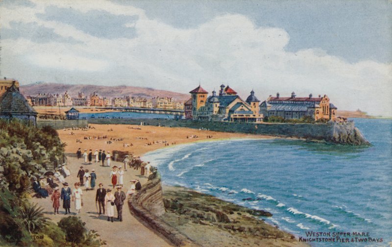 Weston-Super-Mare, Knightstonen laituri ja kaksi lahtea tekijältä Alfred Robert Quinton