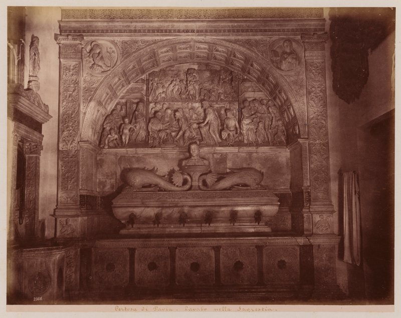 La Certosa di Pavia: (s/w-kuva). tekijältä Alfredo Noack