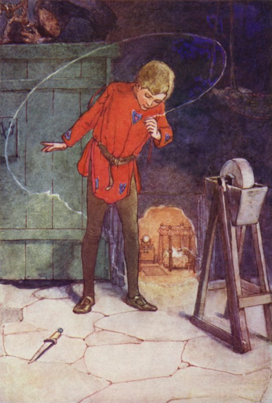 Hän havaitsi Tinker Bellin lasissaan (värinen lito) tekijältä Alice Bolingbroke (after) Woodward