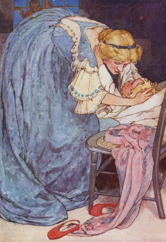 Nuku, kaunis kulta, älä itke! (väri litho) tekijältä Alice Bolingbroke (after) Woodward