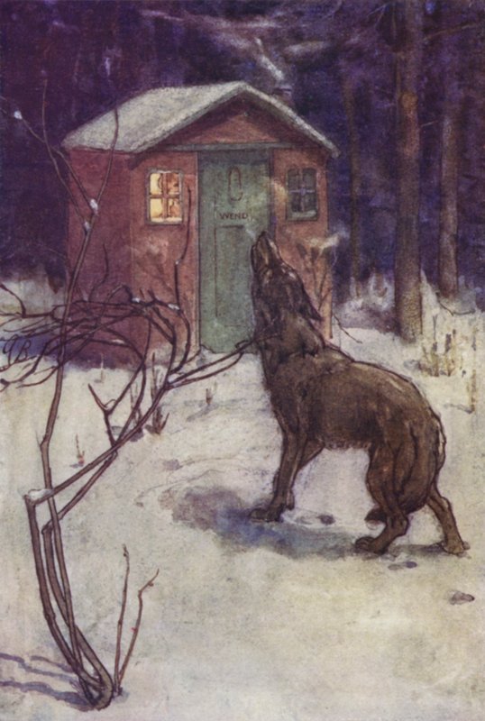 Suden lahdella (väri litho) tekijältä Alice Bolingbroke (after) Woodward