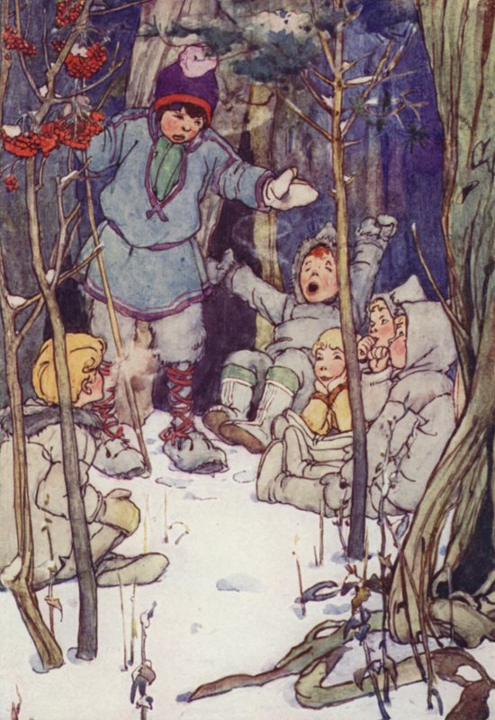 Niitä oli kuusi (värinen lito) tekijältä Alice Bolingbroke (after) Woodward