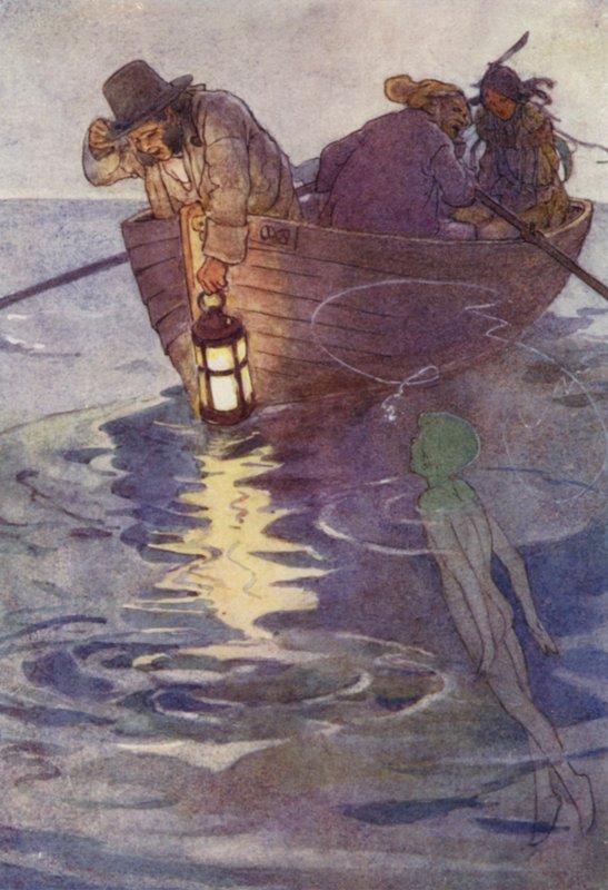 Tiger Lily oli sidottu tiukasti köysiin (väri litho) tekijältä Alice Bolingbroke (after) Woodward
