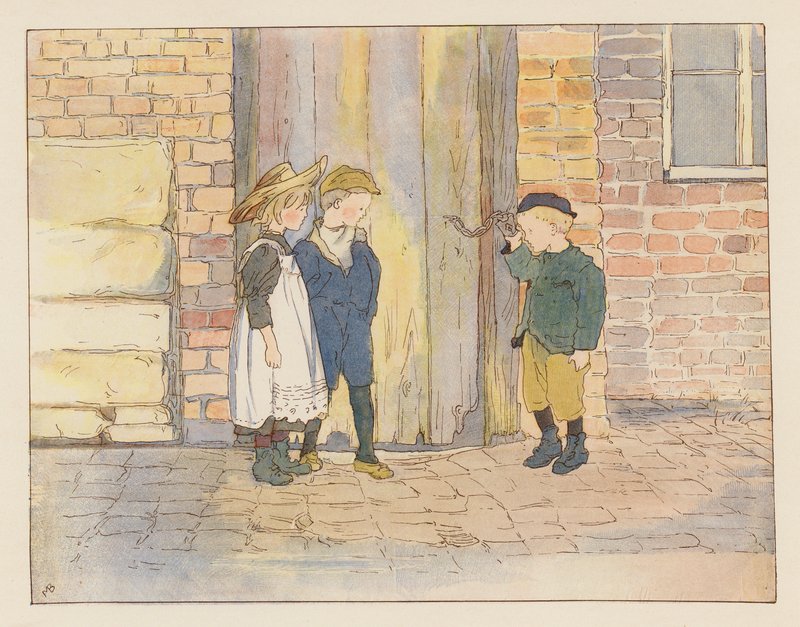 Duffer Triumphant (värilitografia) tekijältä Alice Maud Beddington