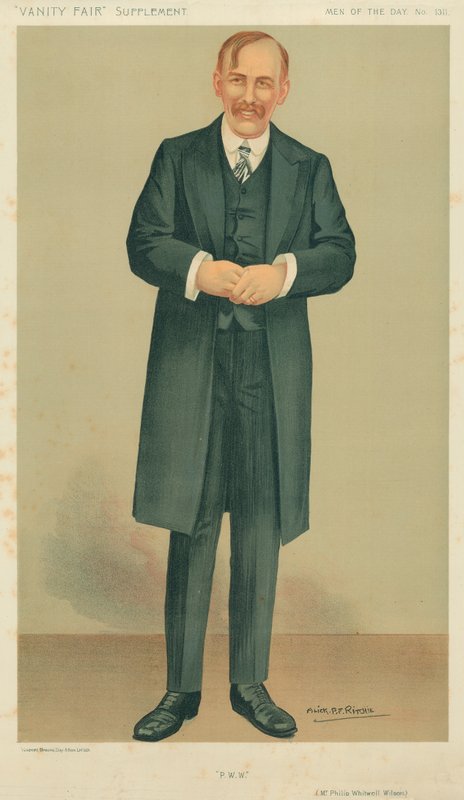 herra Philip Whitwell-Wilson, PWW, 27. joulukuuta 1911, Vanity Fair -sarjakuva tekijältä Alick P. F. Ritchie
