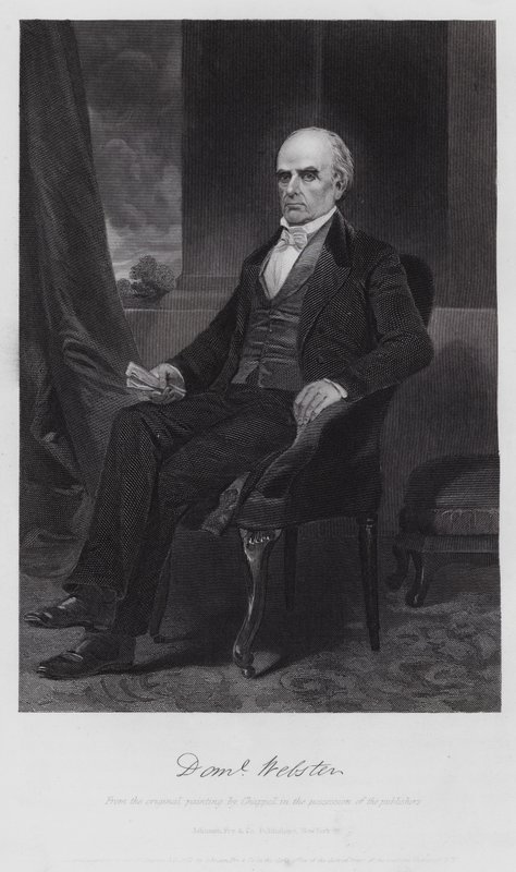 Daniel Webster (kaiverrus) tekijältä Alonzo (after) Chappel